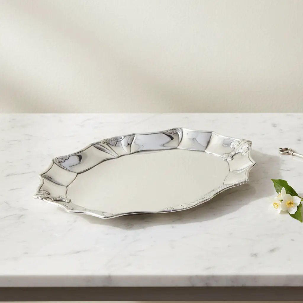 Fleur-De-Lis Oval Platter, photo 10 of 11