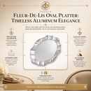 Fleur-De-Lis Oval Platter by Arthur Court Designs