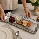 Fleur-De-Lis Oblong Tray by Arthur Court Designs