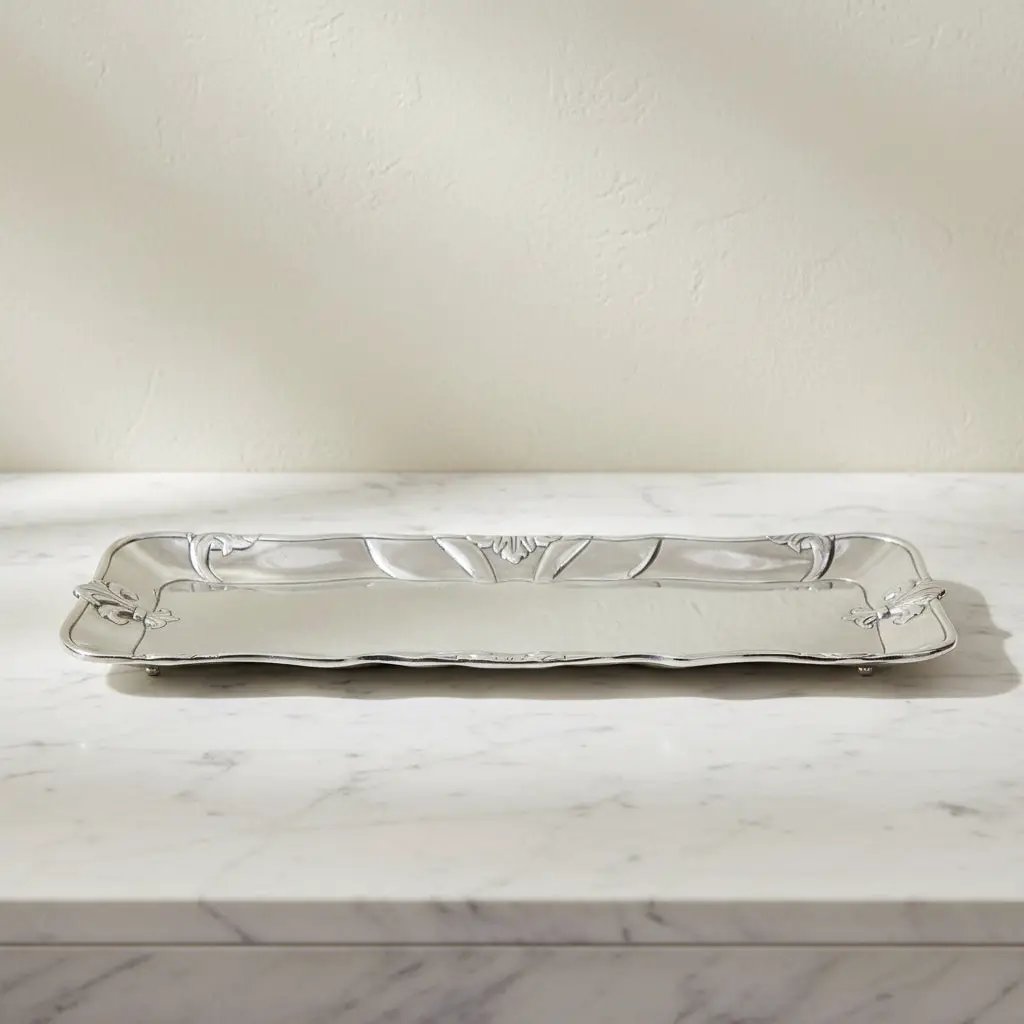 Fleur-De-Lis Oblong Tray, photo 11 of 13