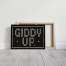 Giddy Up Western Typography