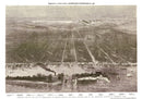 Vintage Map of Philadelphia, Pennsylvania 1876
