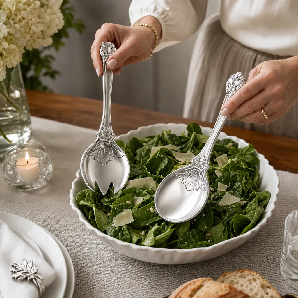 Fleur-De-Lis Serving Set, photo 4 of 13