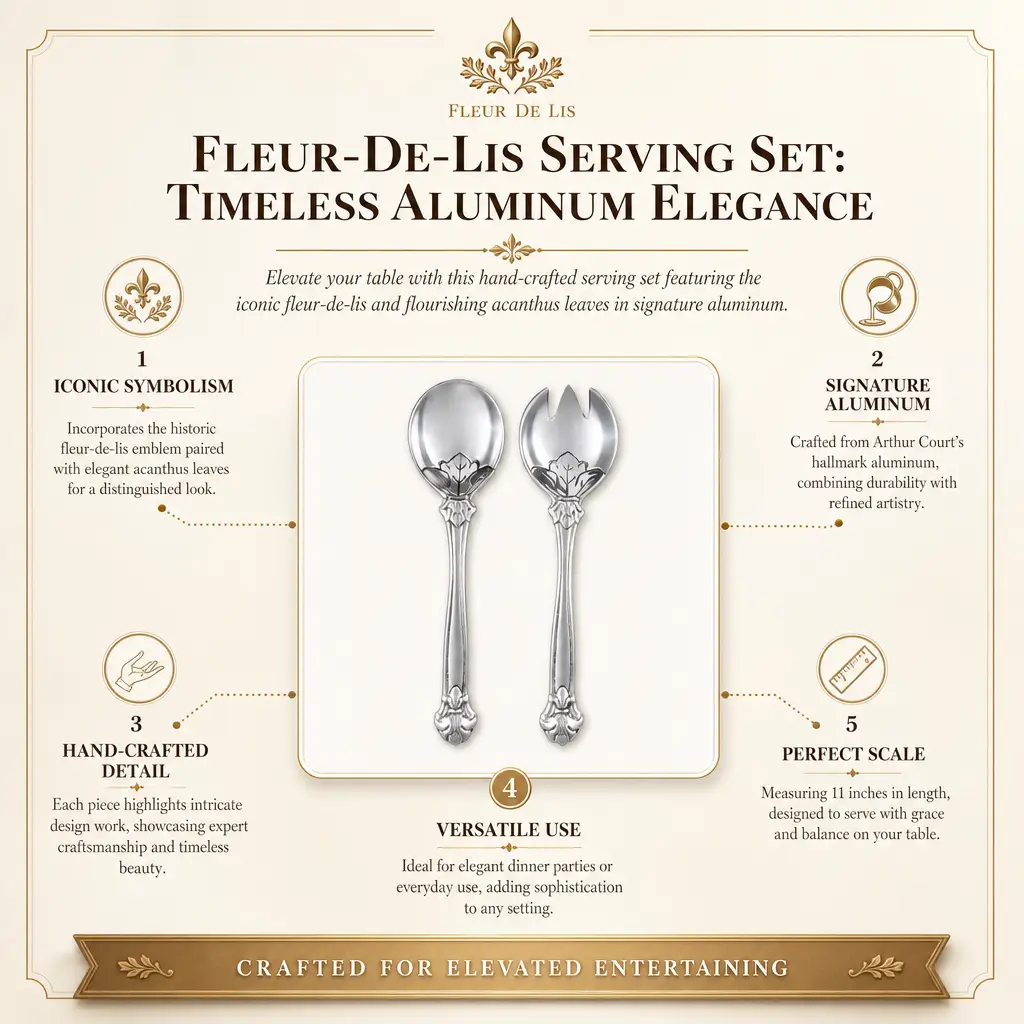 Fleur-De-Lis Serving Set, photo 13 of 13