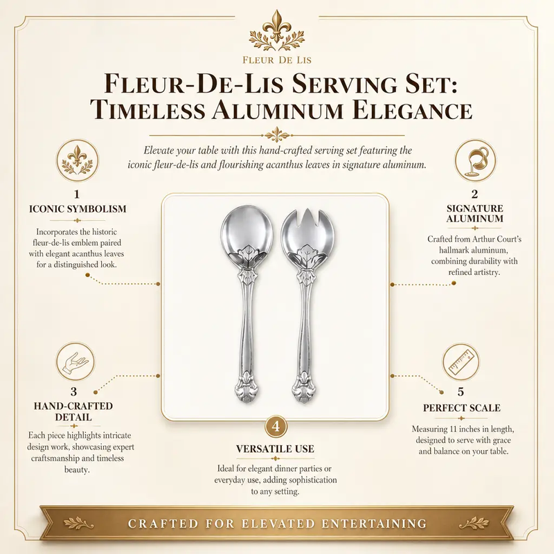 Fleur-De-Lis Serving Set, photo 13 of 13