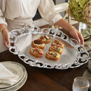 Fleur-De-Lis Oval Serving Tray by Arthur Court Designs