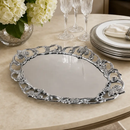 Fleur-De-Lis Oval Serving Tray by Arthur Court Designs