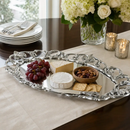 Fleur-De-Lis Oval Serving Tray by Arthur Court Designs
