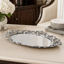 Fleur-De-Lis Oval Serving Tray by Arthur Court Designs