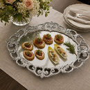 Fleur-De-Lis Oval Serving Tray by Arthur Court Designs