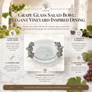 Grape Glass Salad Bowl by Arthur Court Designs