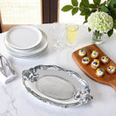 Fleur-De-Lis Oval Tray by Arthur Court Designs