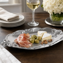 Fleur-De-Lis Oval Tray by Arthur Court Designs