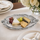 Fleur-De-Lis Oval Tray by Arthur Court Designs
