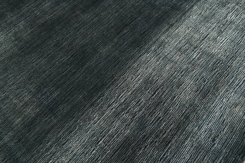 6x9 Blue LoomBloom Hand Knotted Modern & Contemporary Textured Tibetan 100% Wool Oriental Area Rug