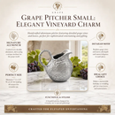 Grape Pitcher Small by Arthur Court Designs
