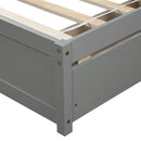 Platform Storage Bed Wood Bed Frame With Two Drawers And Headboard by HouseOfZazla