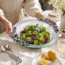 Butterfly Glass Salad Bowl