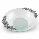 Butterfly Glass Salad Bowl by Arthur Court Designs