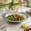Butterfly Glass Salad Bowl by Arthur Court Designs