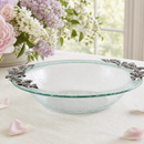 Butterfly Glass Salad Bowl