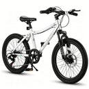 20 Inch Kids Mountain Bike, 7-Speed with Front Suspension
