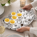 Fleur-De-Lis Deviled Egg Holder by Arthur Court Designs