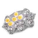 Fleur-De-Lis Deviled Egg Holder by Arthur Court Designs