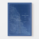 Vintage Map of Shoshone County, Idaho 1907