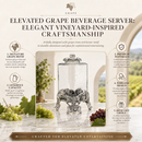 Elevated Grape Beverage Server by Arthur Court Designs