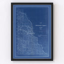 Vintage Map of Shoshone County, Idaho 1907