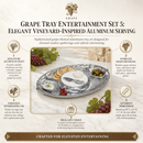 Grape Tray Entertainment Set 5 by Arthur Court Designs