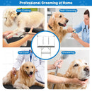 Foldable Dog Grooming Table with Height Adjustable Arms-Black by LJGDeals