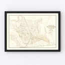Vintage Map of Chelsea, Massachusetts 1876