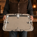 Longhorn Platter Large by Arthur Court Designs