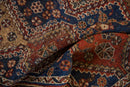 4x4.5 Antique Qashqai Square Rug