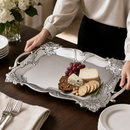 Fleur-De-Lis Rectangle Tray by Arthur Court Designs