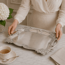 Fleur-De-Lis Rectangle Tray by Arthur Court Designs
