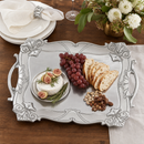 Fleur-De-Lis Rectangle Tray by Arthur Court Designs