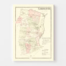 Vintage Map of Limington, Pennsylvania 1872