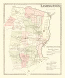 Vintage Map of Limington, Pennsylvania 1872