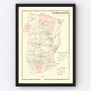 Vintage Map of Limington, Pennsylvania 1872