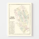 Vintage Map of North Berwick, Pennsylvania 1872