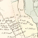 Vintage Map of North Berwick, Pennsylvania 1872
