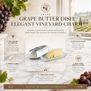 Grape Butter Dish by Arthur Court Designs