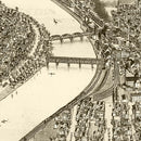 Vintage Map of Pittston & West Pittston, Pennsylvania 1892