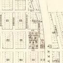 Vintage Hyde Park Chicago Map 1870