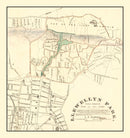 Vintage Llewellyn Park West Orange NJ Map 1870