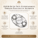 Fleur-De-Lis Tray Entertainment by Arthur Court Designs