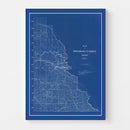 Vintage Map of Shoshone County, Idaho 1907